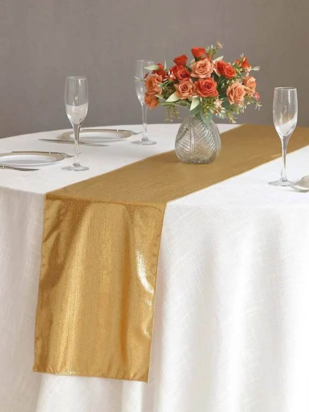 15 Gold Table Runners for Weddings and Parties
